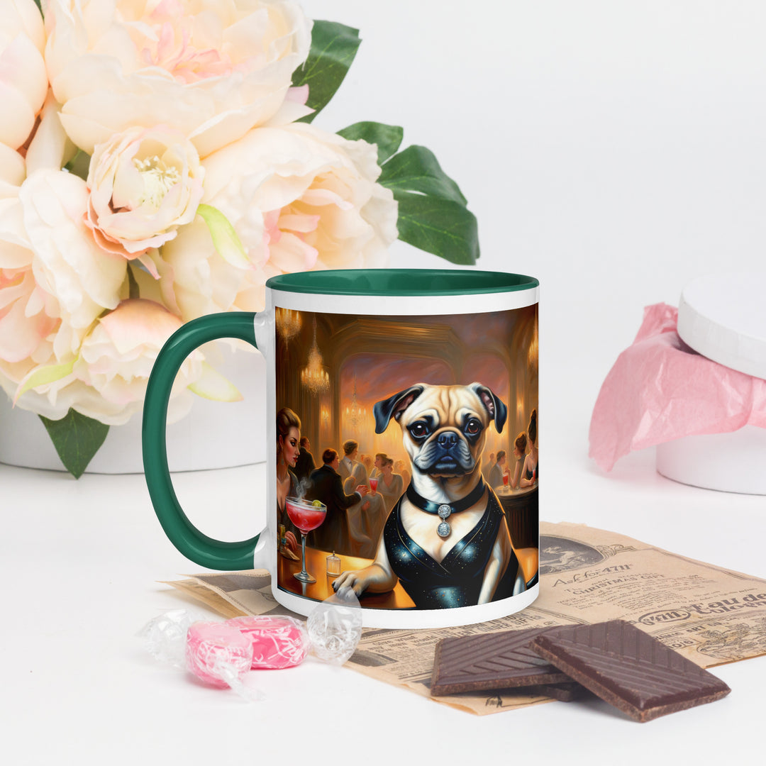 Puggle General- Mug with Color Inside v19