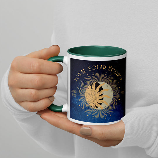 Golden Retriever Eclipse- Mug with Color Inside