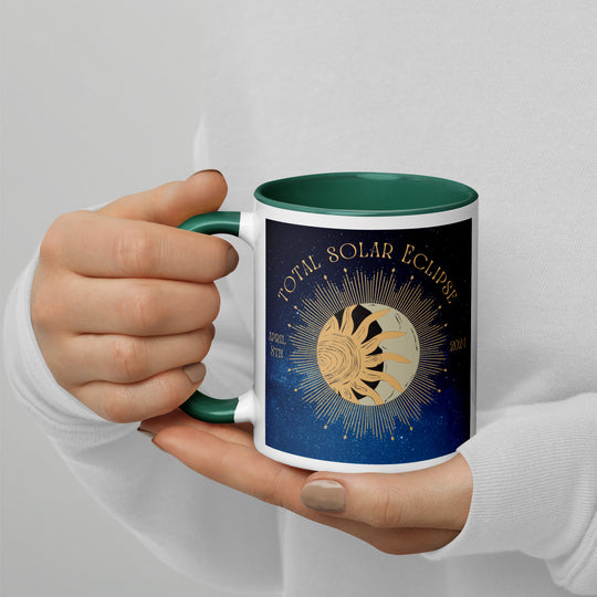 Goldendoodle Eclipse- Mug with Color Inside v2