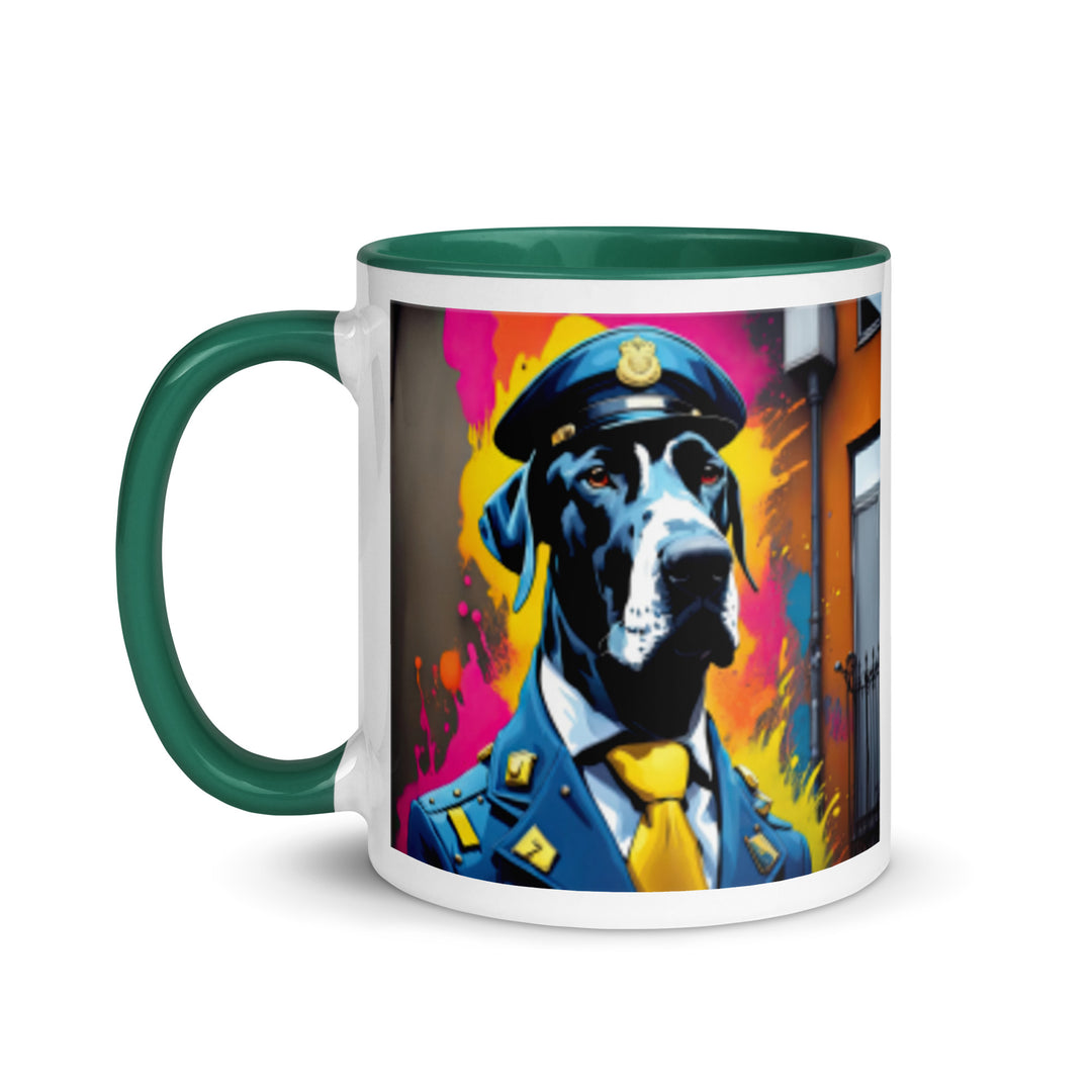 Great Dane- Mug with Color Inside v5