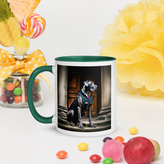Great Dane- Mug with Color Inside v4