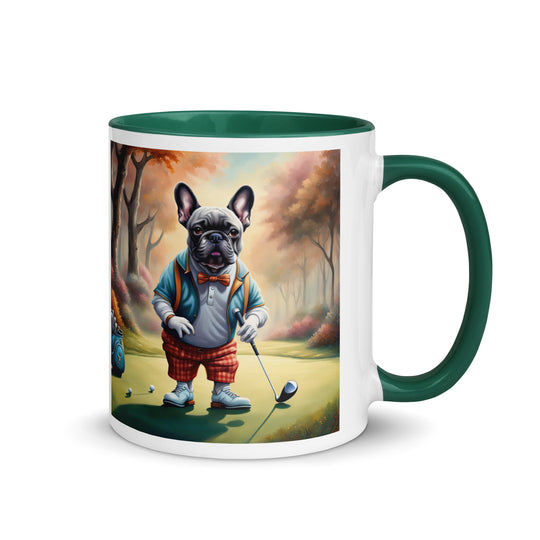 Mug with Color Inside-French Bulldog