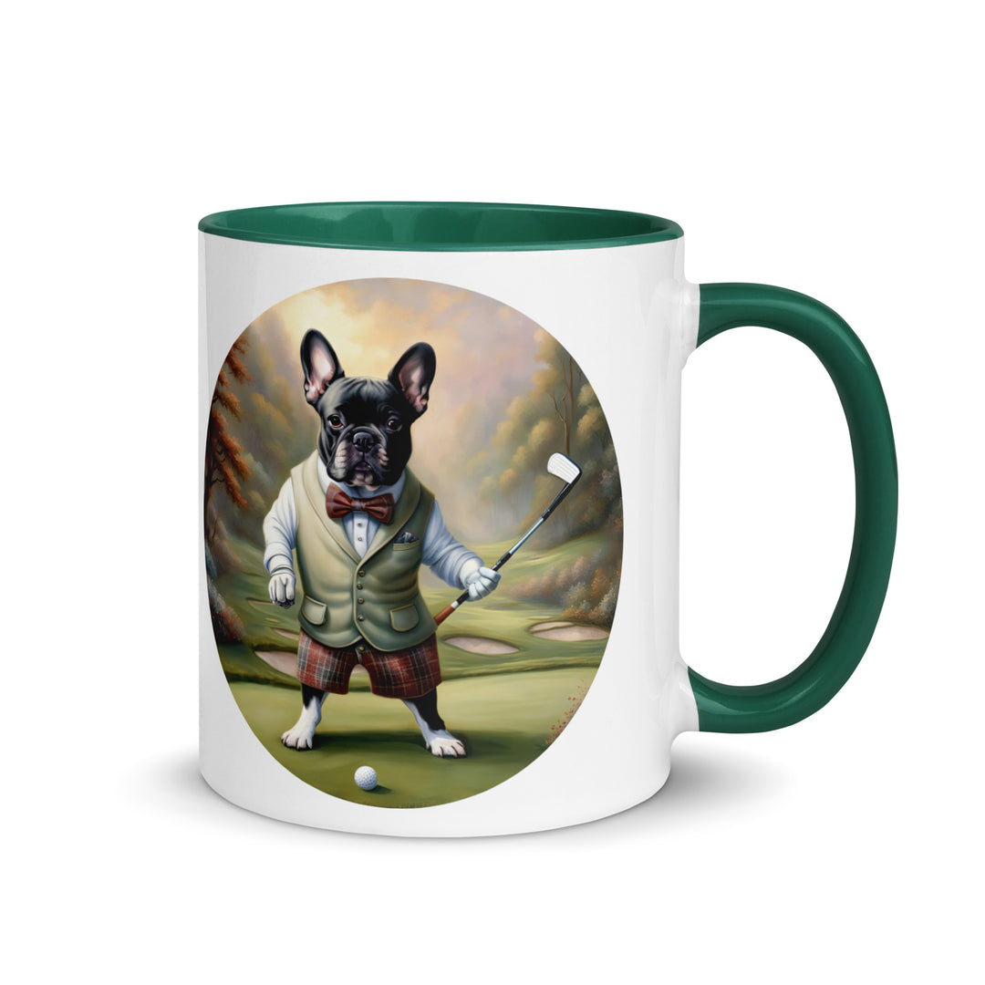 Mug with Color Inside-French Bulldog V3