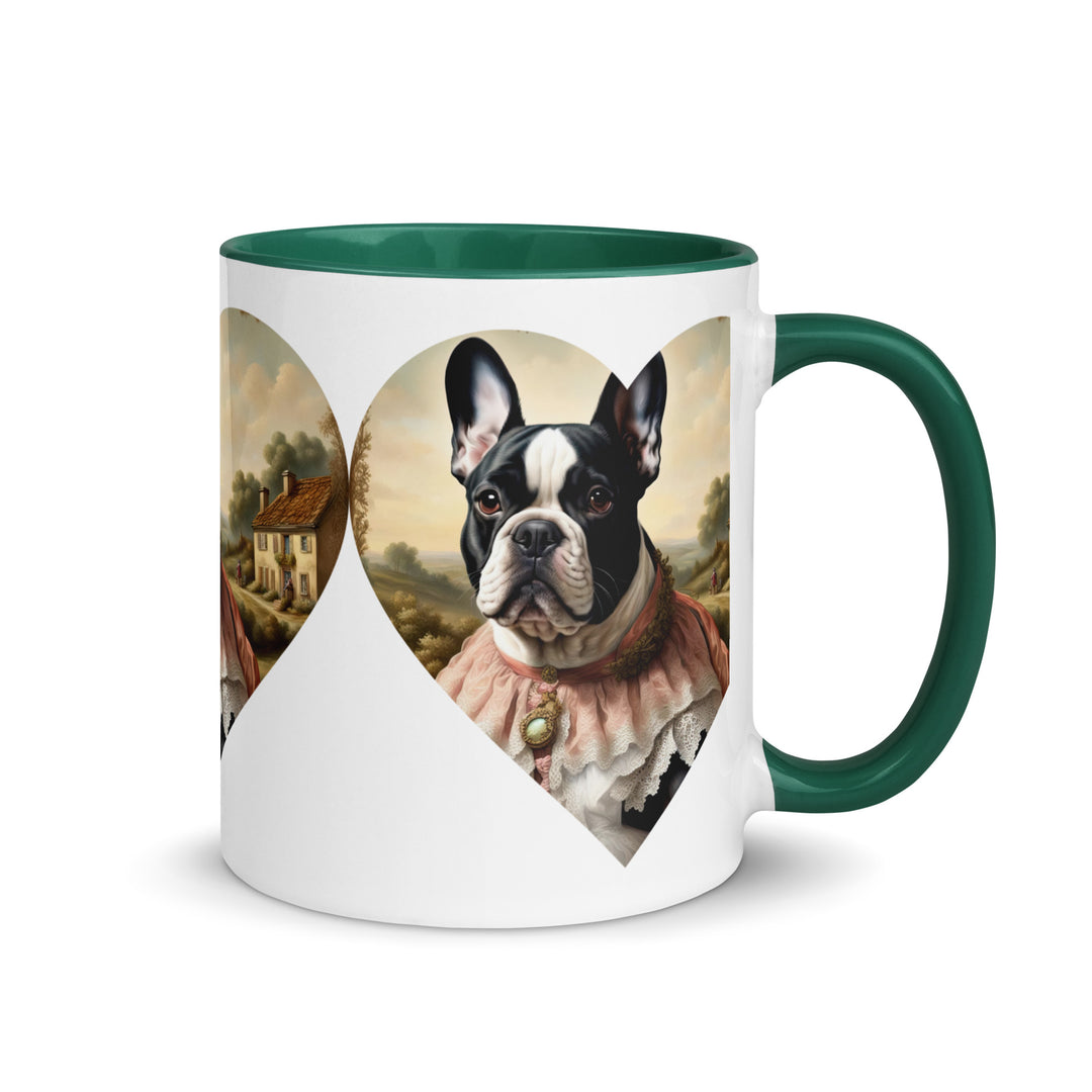 Mug with Color Inside-French Bulldog V6