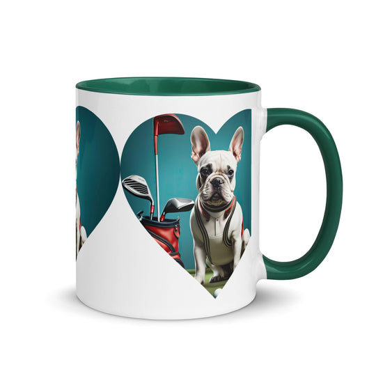 Mug with Color Inside-French Bulldog V7