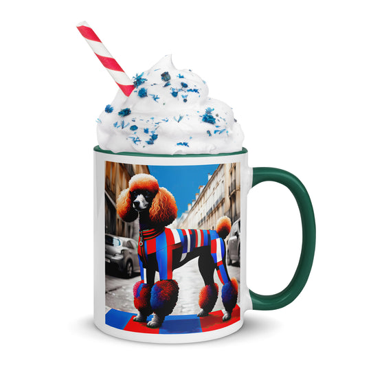 Poodle- Mug with Color Inside