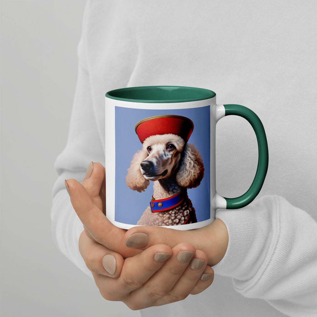 Poodle- Mug with Color Inside v3