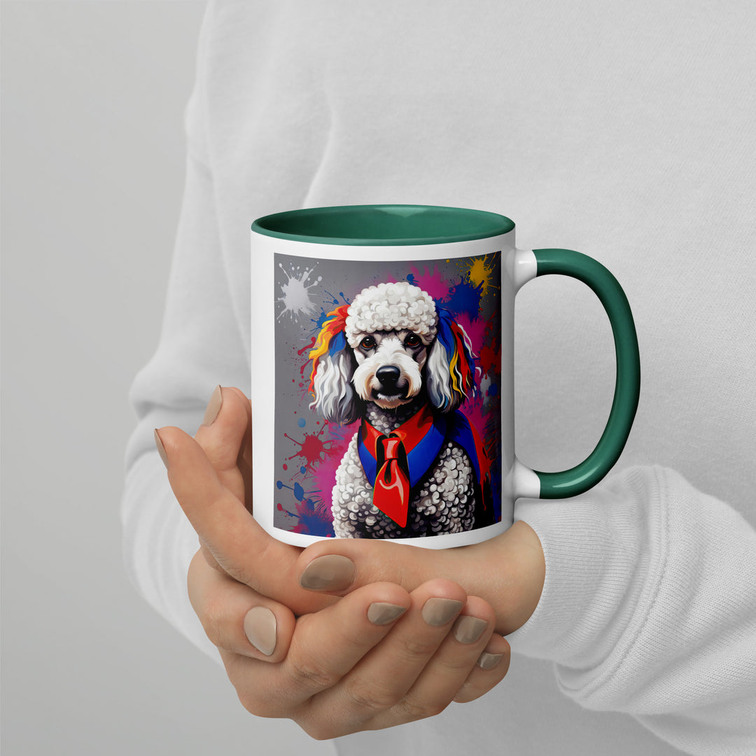 Poodle- Mug with Color Inside v4