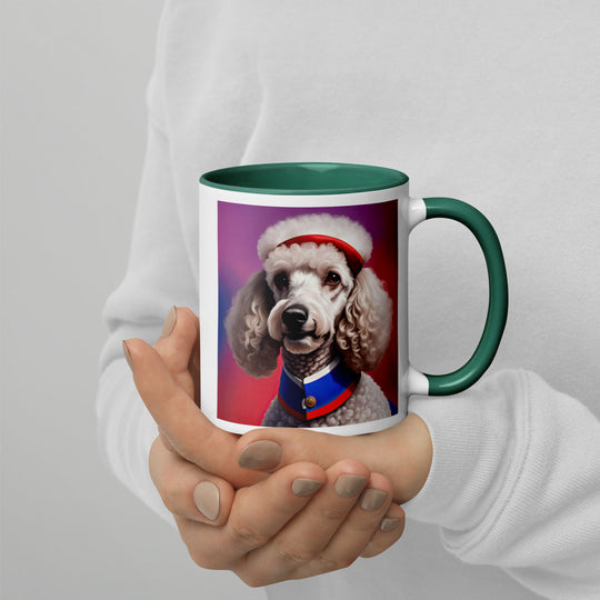 Poodle- Mug with Color Inside v5