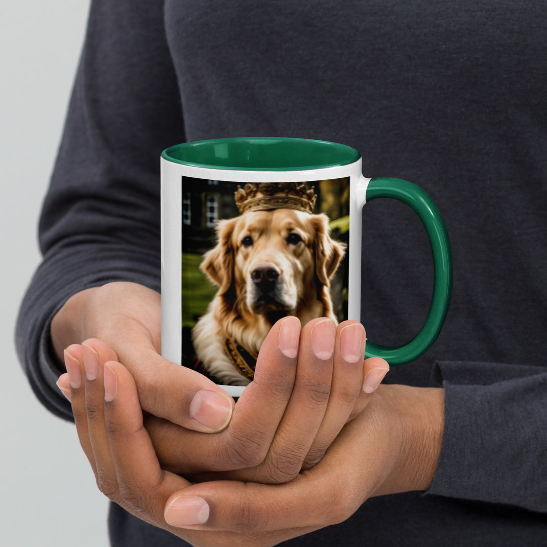 Golden Retriever- Mug with Color Inside V2