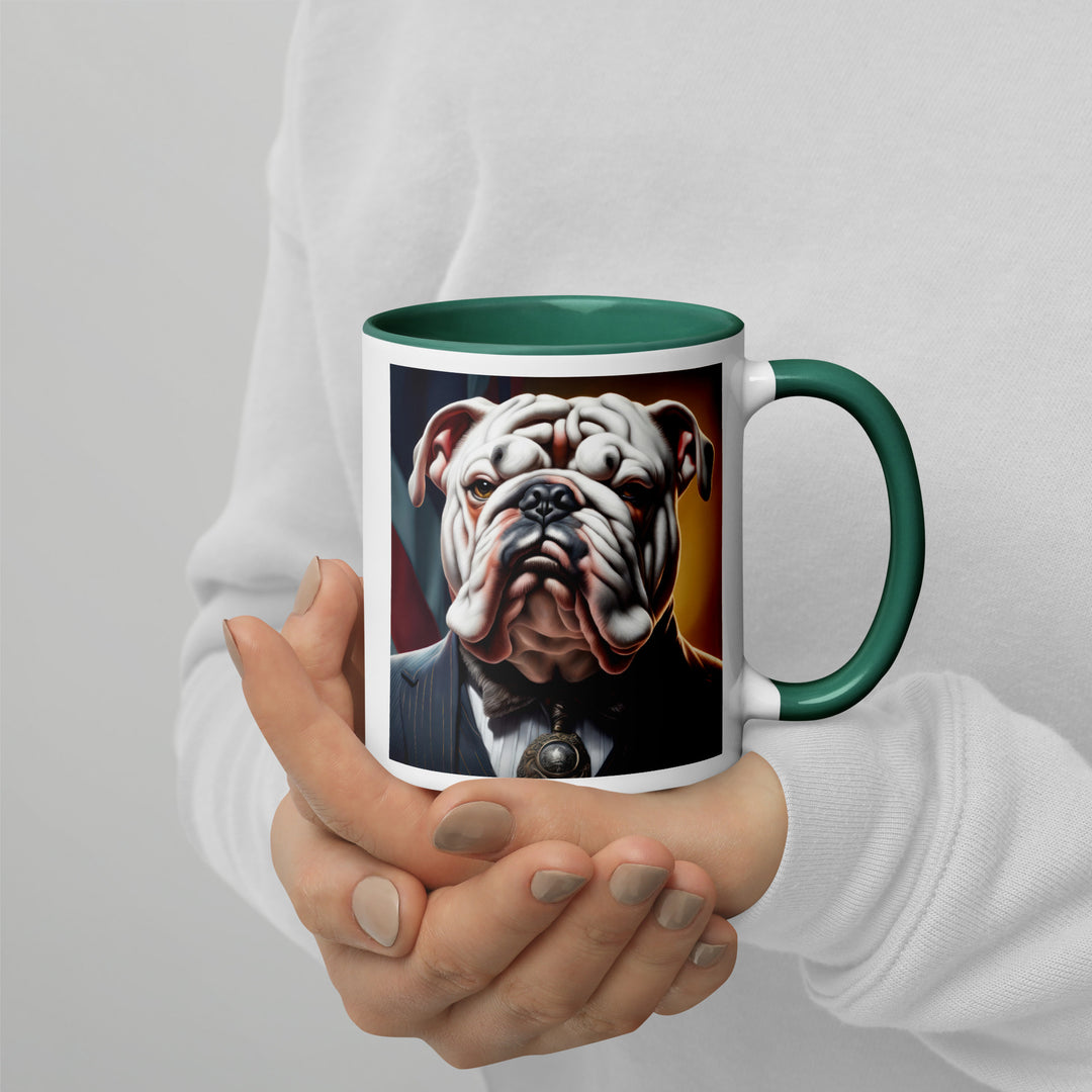 Bulldog- Mug with Color Inside v3