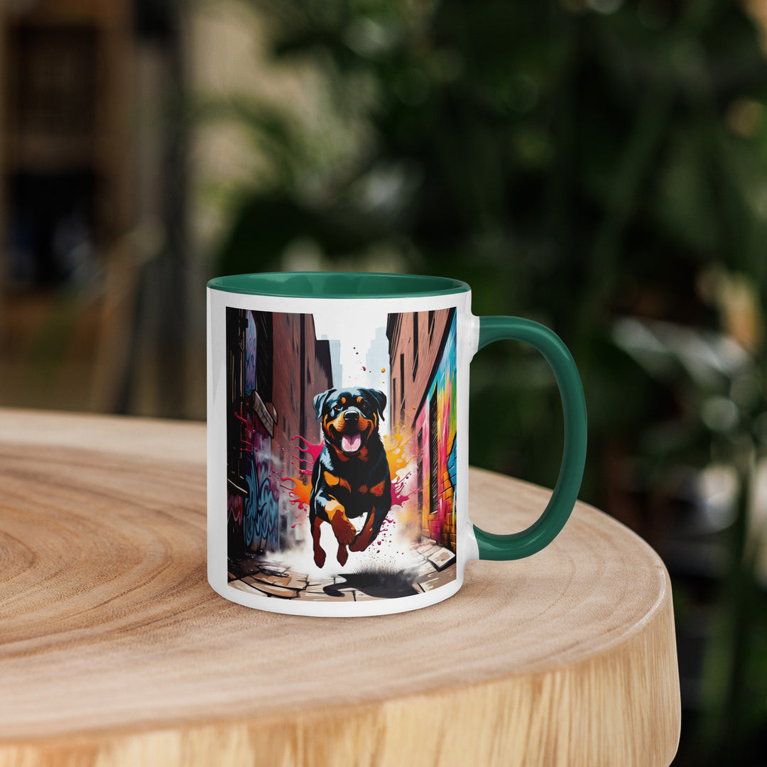 Rottweiler- Mug with Color Inside