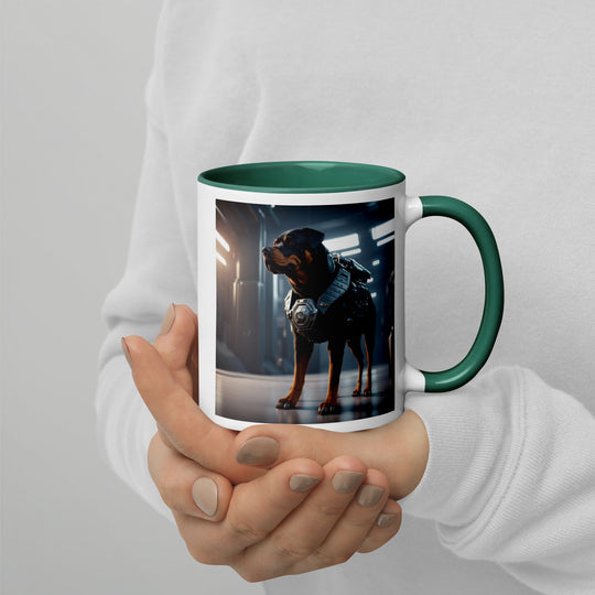 Rottweiler- Mug with Color Inside v2