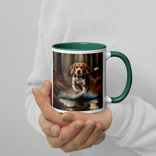 Beagle- Mug with Color Inside v3