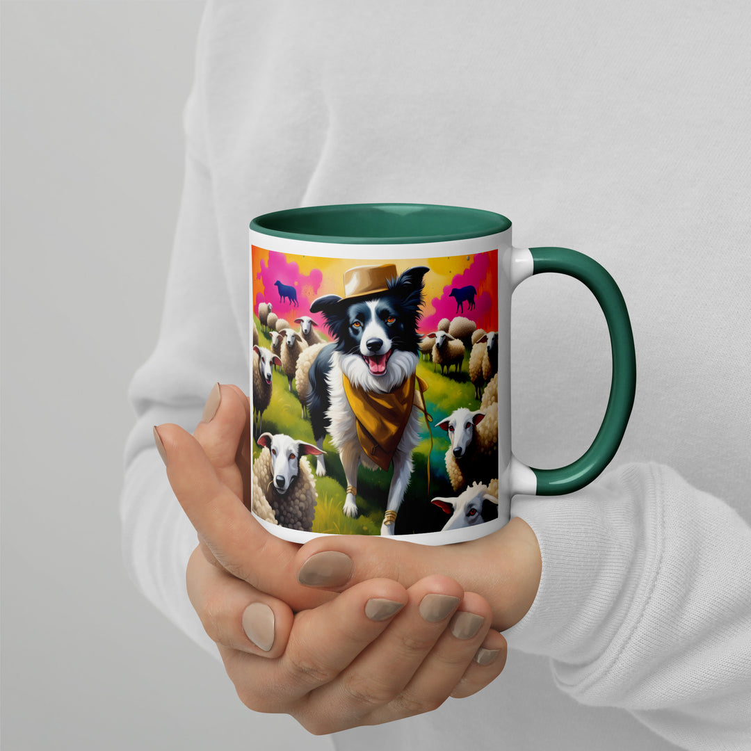 Australian Shepherd- Mug with Color Inside v2