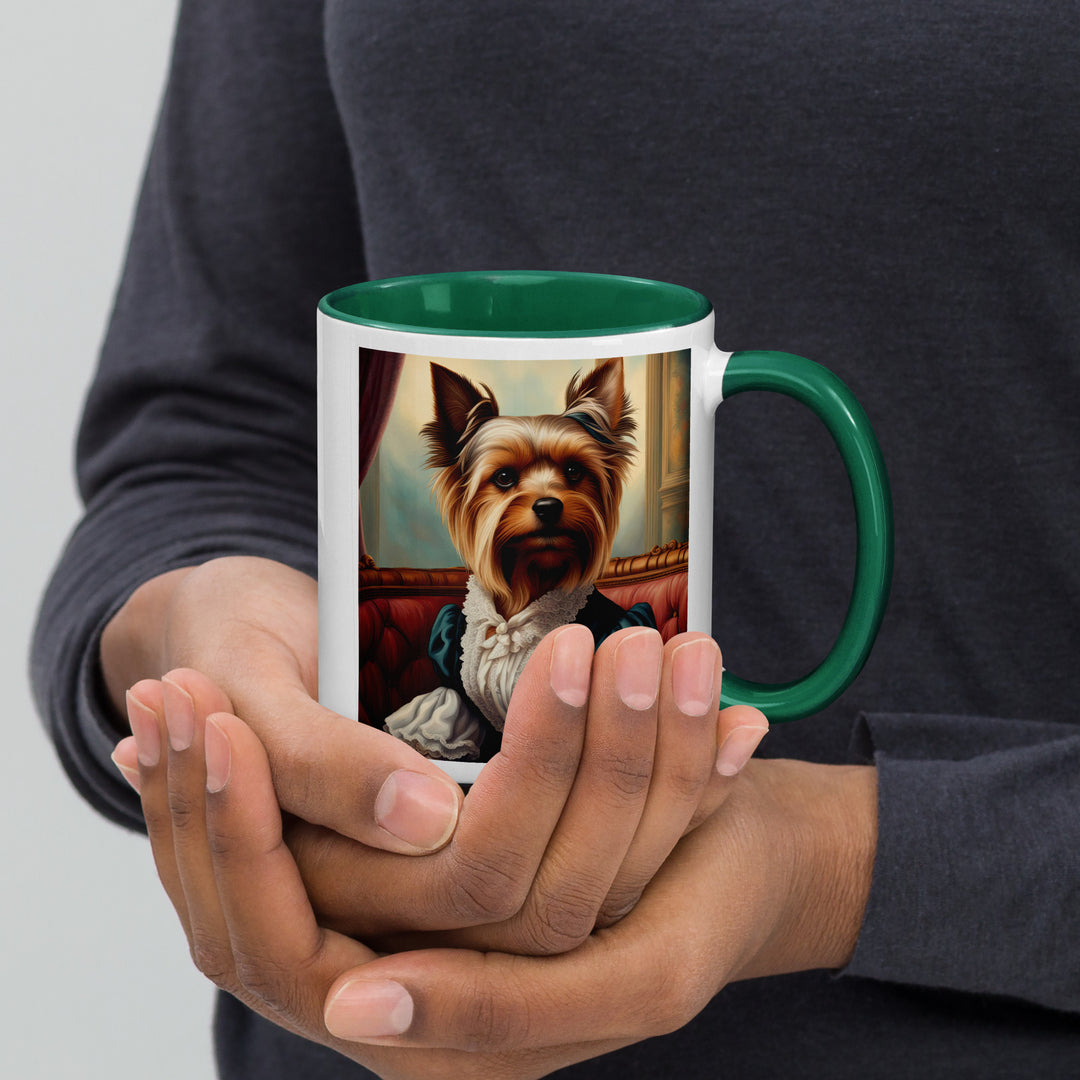 Yorkshire Terrier- Mug with Color Inside v2