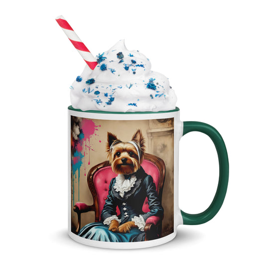 Yorkshire Terrier- Mug with Color Inside v3