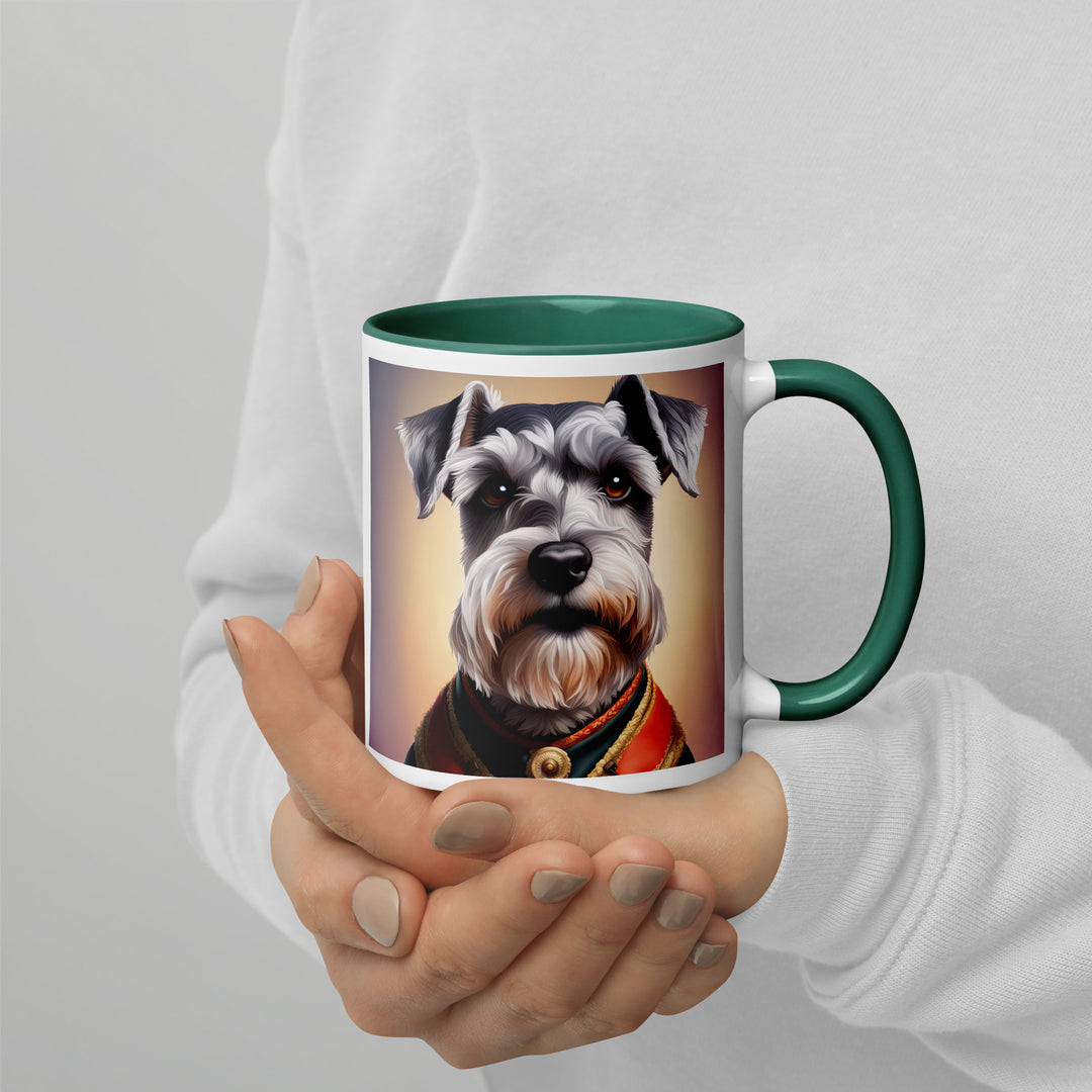 Miniature Schnauzer- Mug with Color Inside