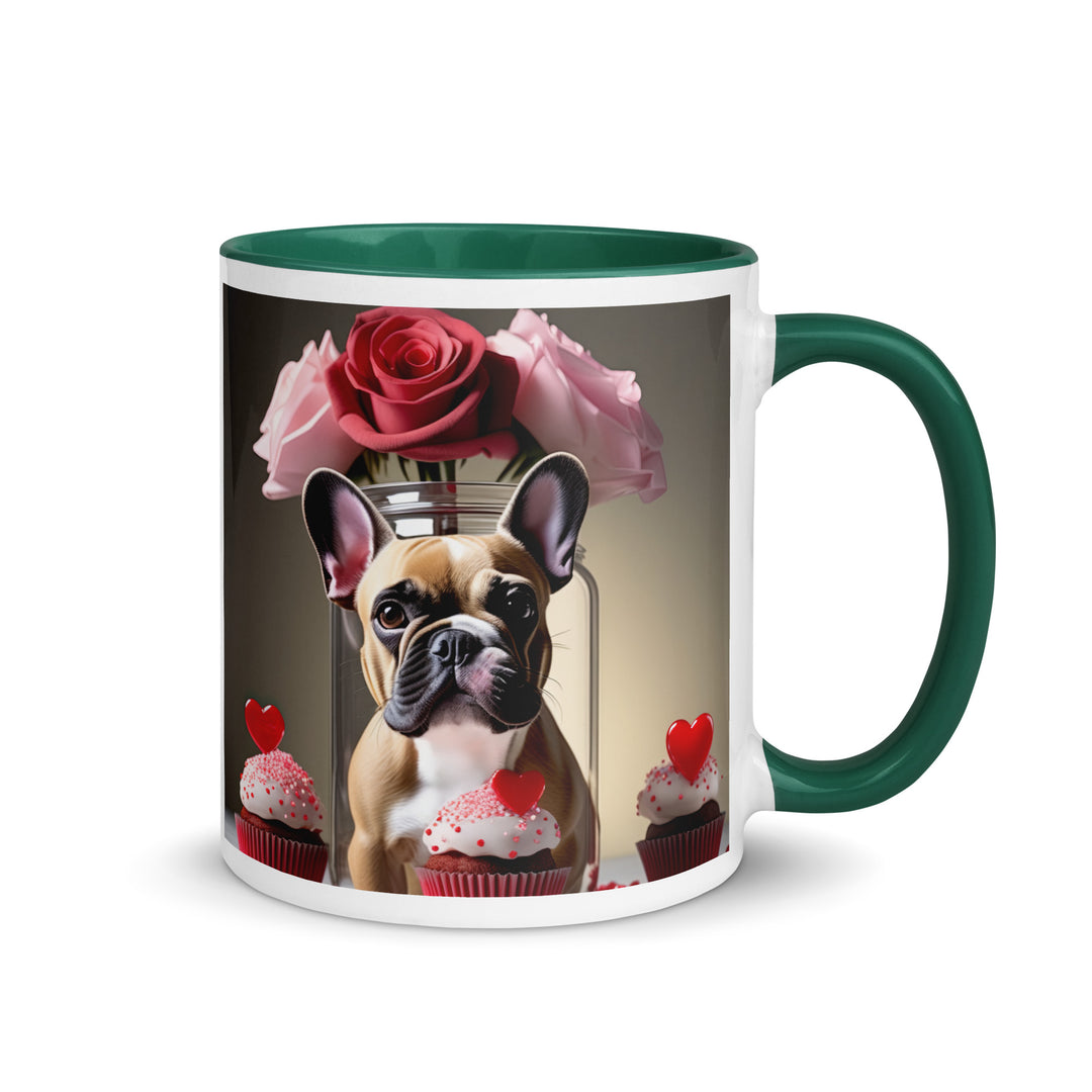 French Bulldog Romantic- Mug with Color Inside