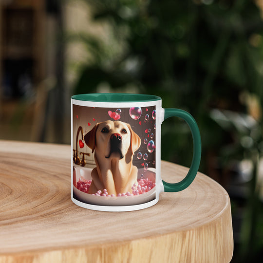 Labrador Retriever Romantic- Mug with Color Inside