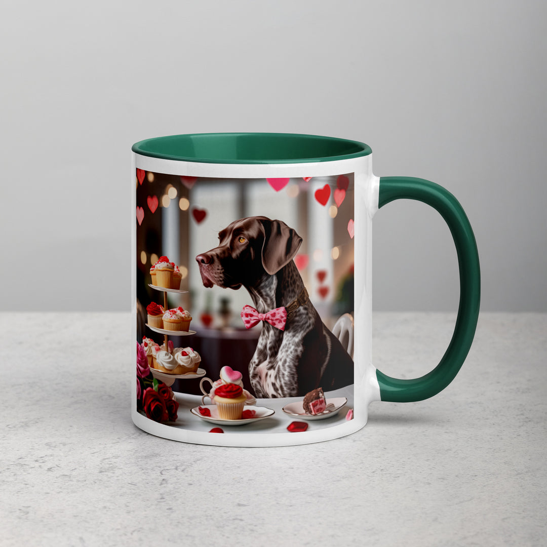 German Shorthaired Pointer Romantic- Mug with Color Inside