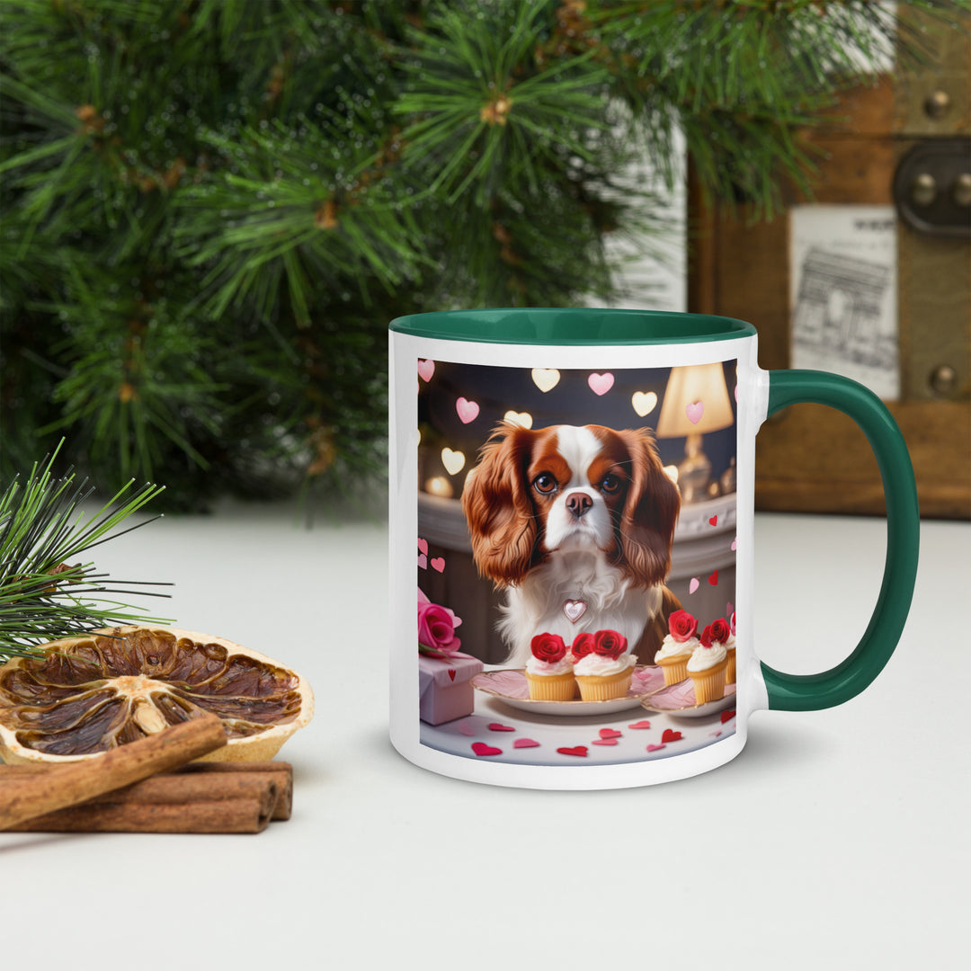 Cavalier King Charles Spaniel Romantic- Mug with Color Inside