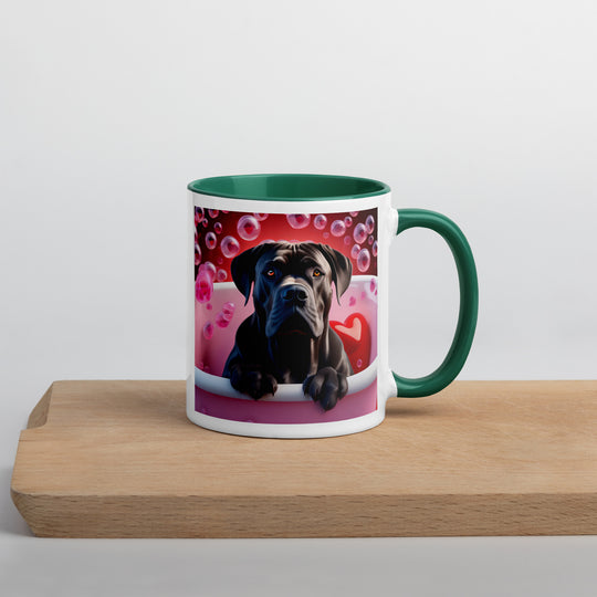 Cane Corso Romantic- Mug with Color Inside