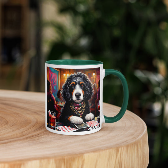 Bernedoodle General- Mug with Color Inside v2