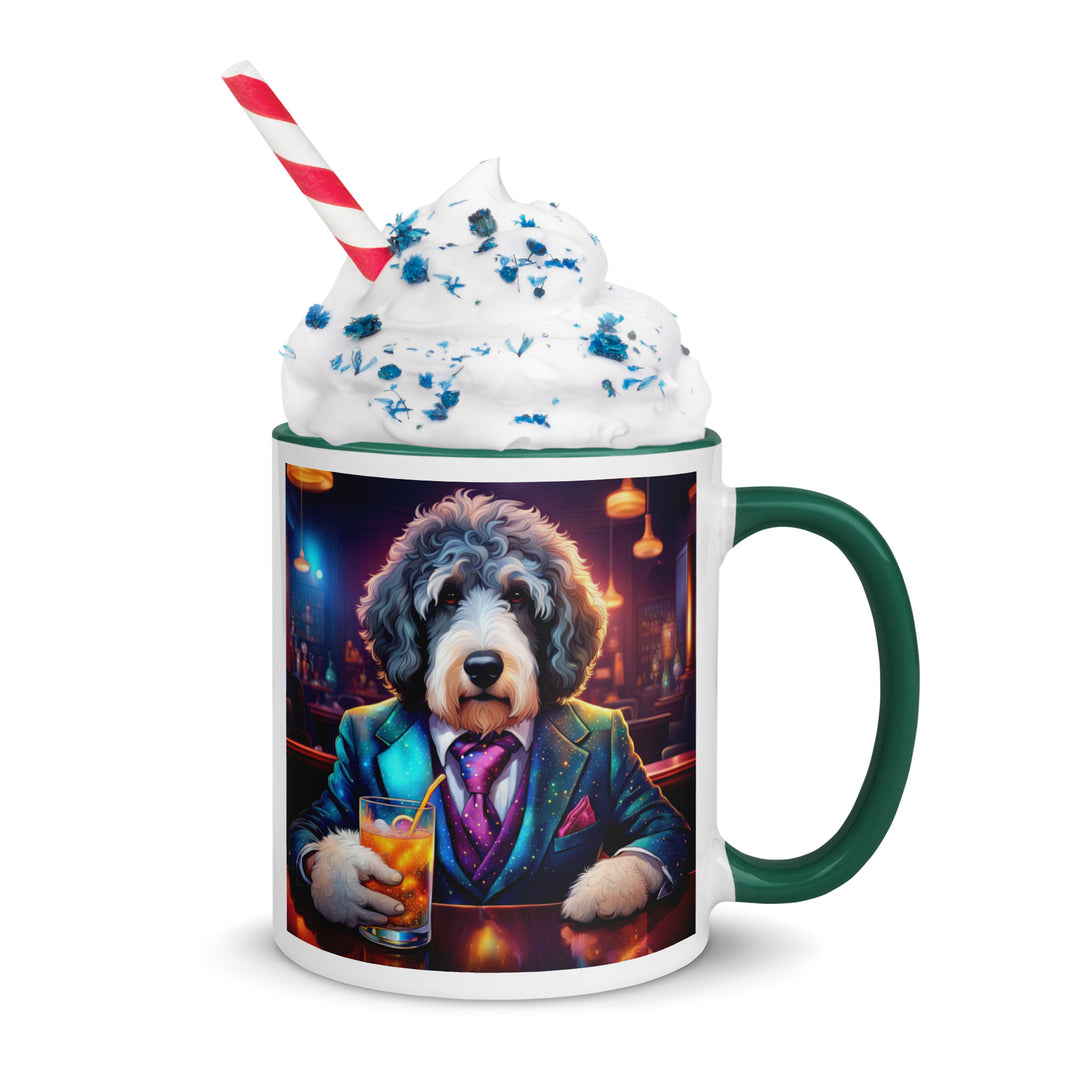 Bernedoodle General- Mug with Color Inside v8