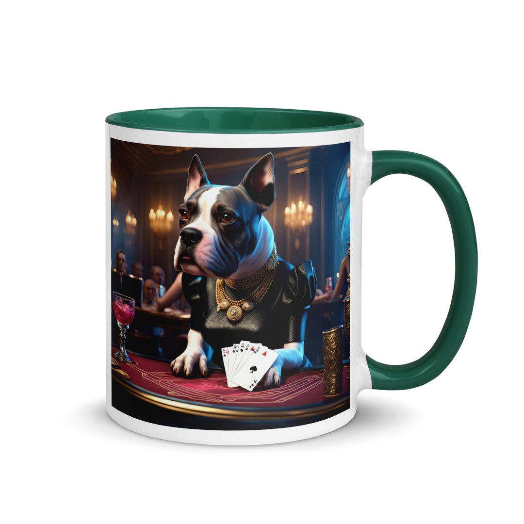 Catahoula Bulldog General- Mug with Color Inside v6