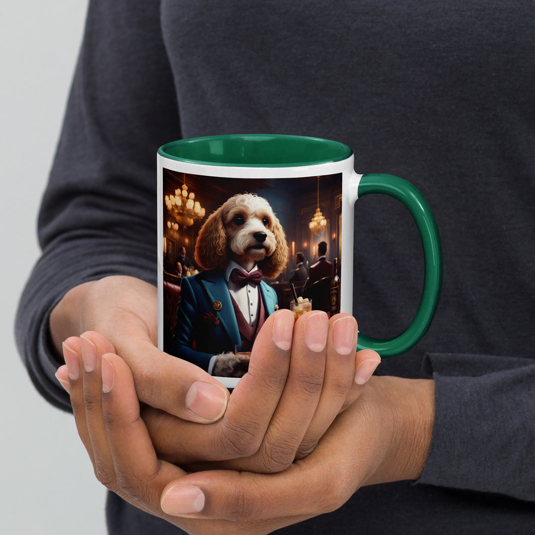 Cavapoo General- Mug with Color Inside v10