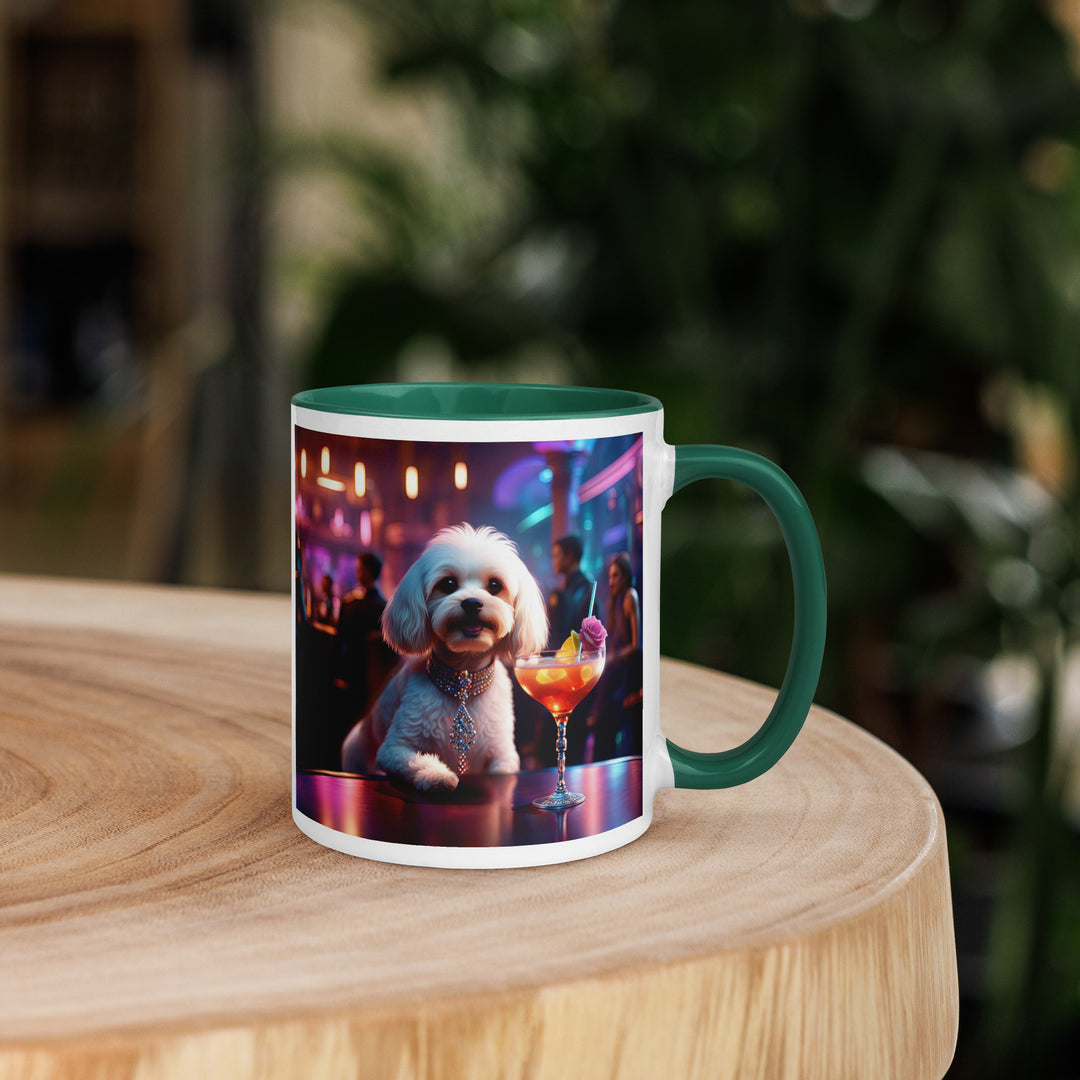 Cavapoo General- Mug with Color Inside v12