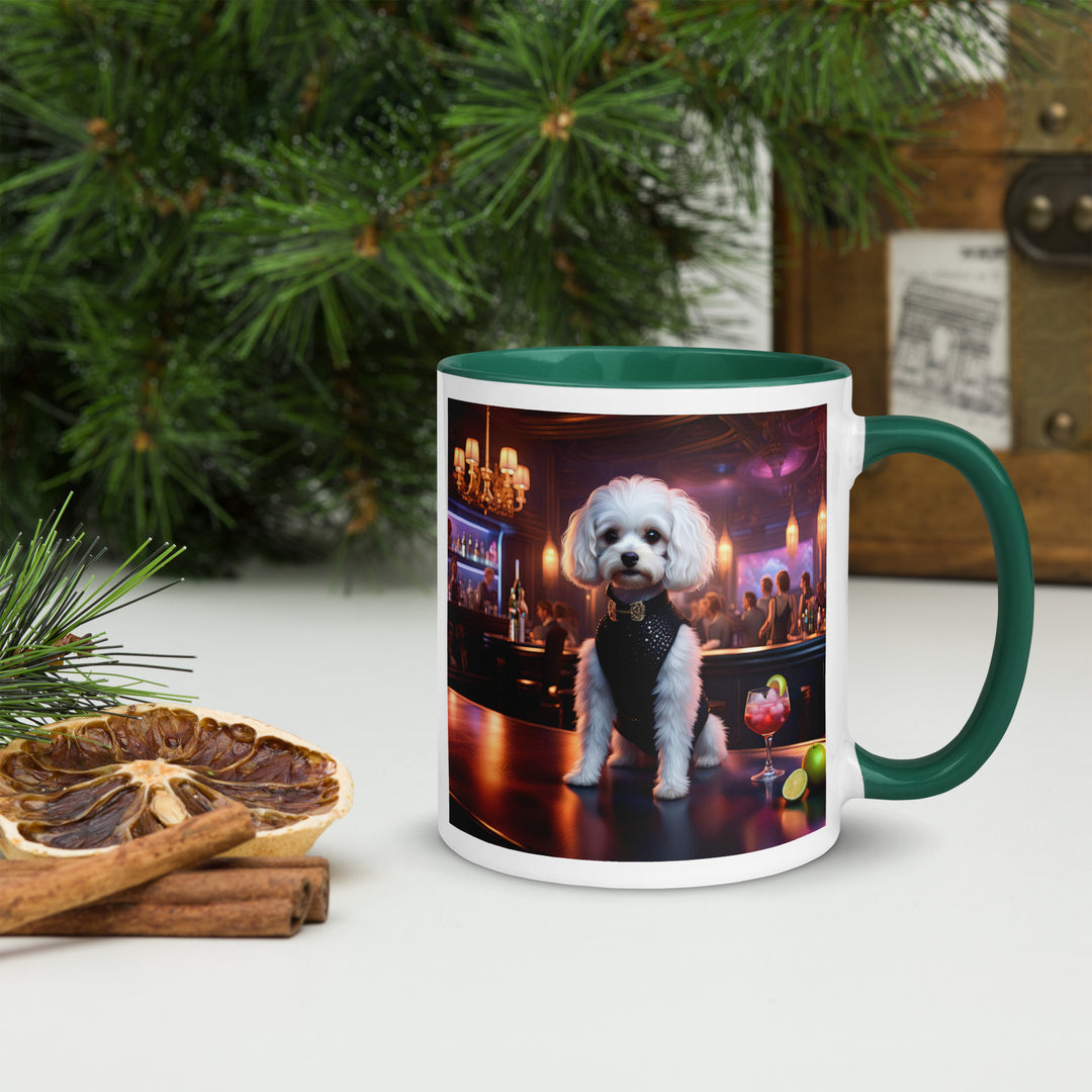 Cavapoo General- Mug with Color Inside v17