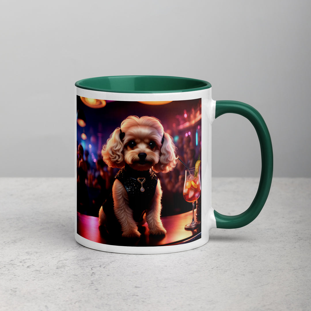 Cavapoo General- Mug with Color Inside v19