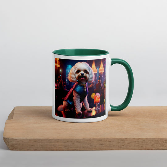 Cavapoo General- Mug with Color Inside v23