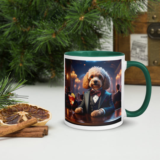 Cavapoo General- Mug with Color Inside v31