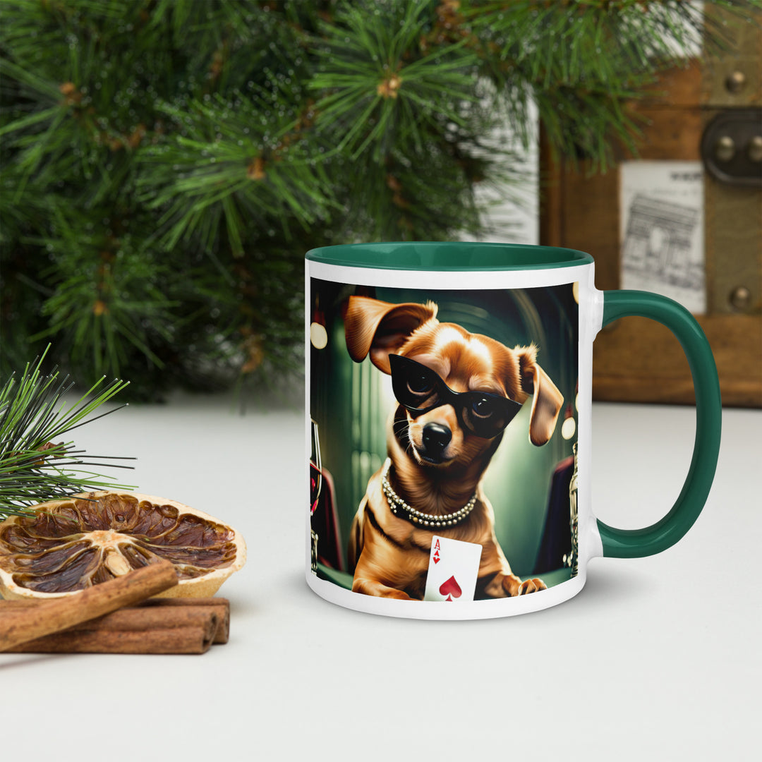 Chiweenie General- Mug with Color Inside v5