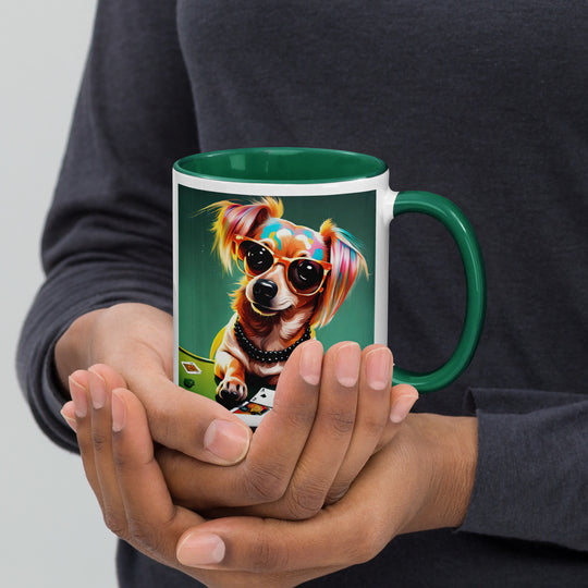 Chiweenie General- Mug with Color Inside v7