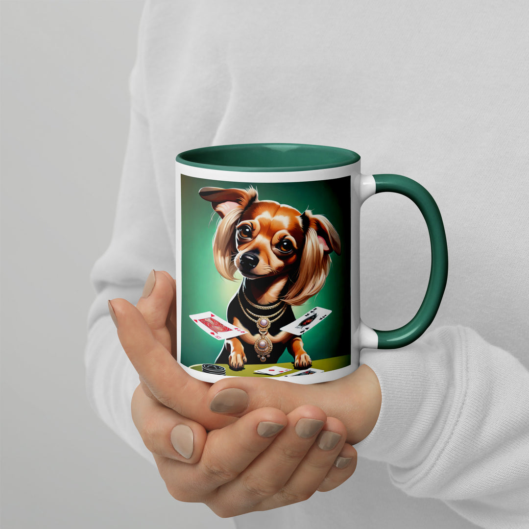 Chiweenie General- Mug with Color Inside v10