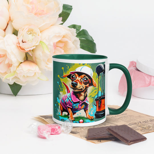 Chiweenie General- Mug with Color Inside v12