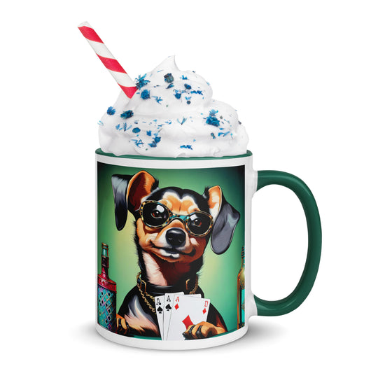 Chiweenie General- Mug with Color Inside v13