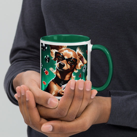 Chiweenie General- Mug with Color Inside v15