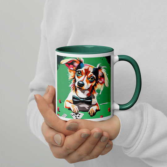 Chiweenie General- Mug with Color Inside v17