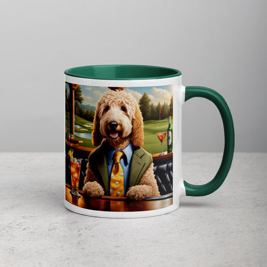 Goldendoodle- Mug with Color Inside v4