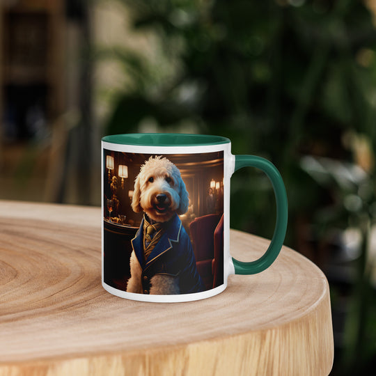 Goldendoodle- Mug with Color Inside v5