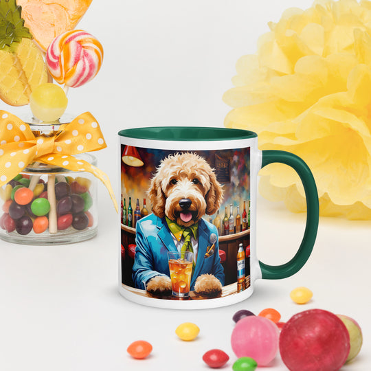 Goldendoodle- Mug with Color Inside v6