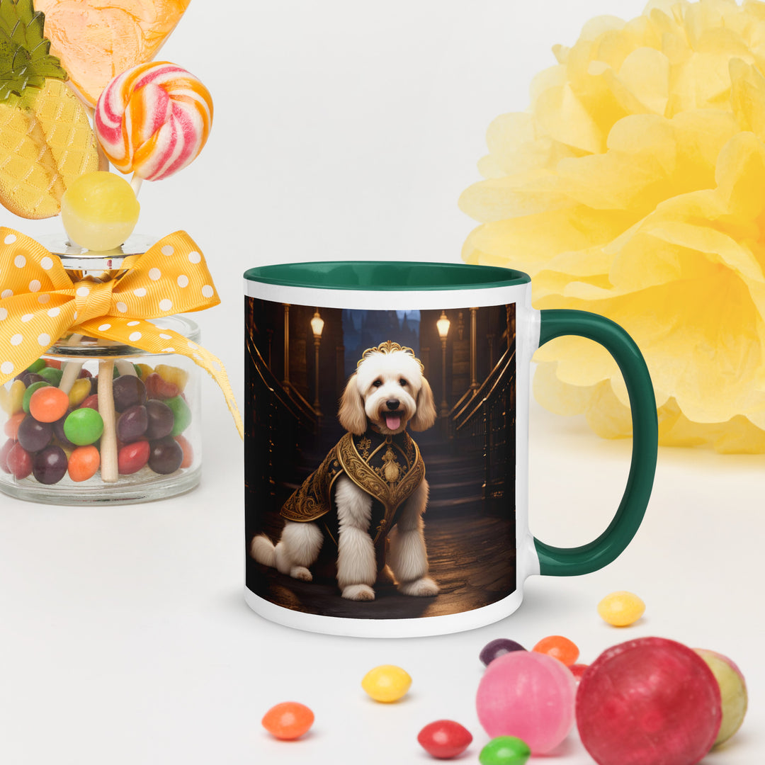 Goldendoodle- Mug with Color Inside v7