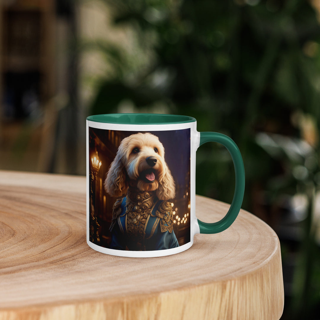 Goldendoodle- Mug with Color Inside v10