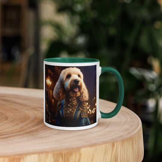 Goldendoodle- Mug with Color Inside v10