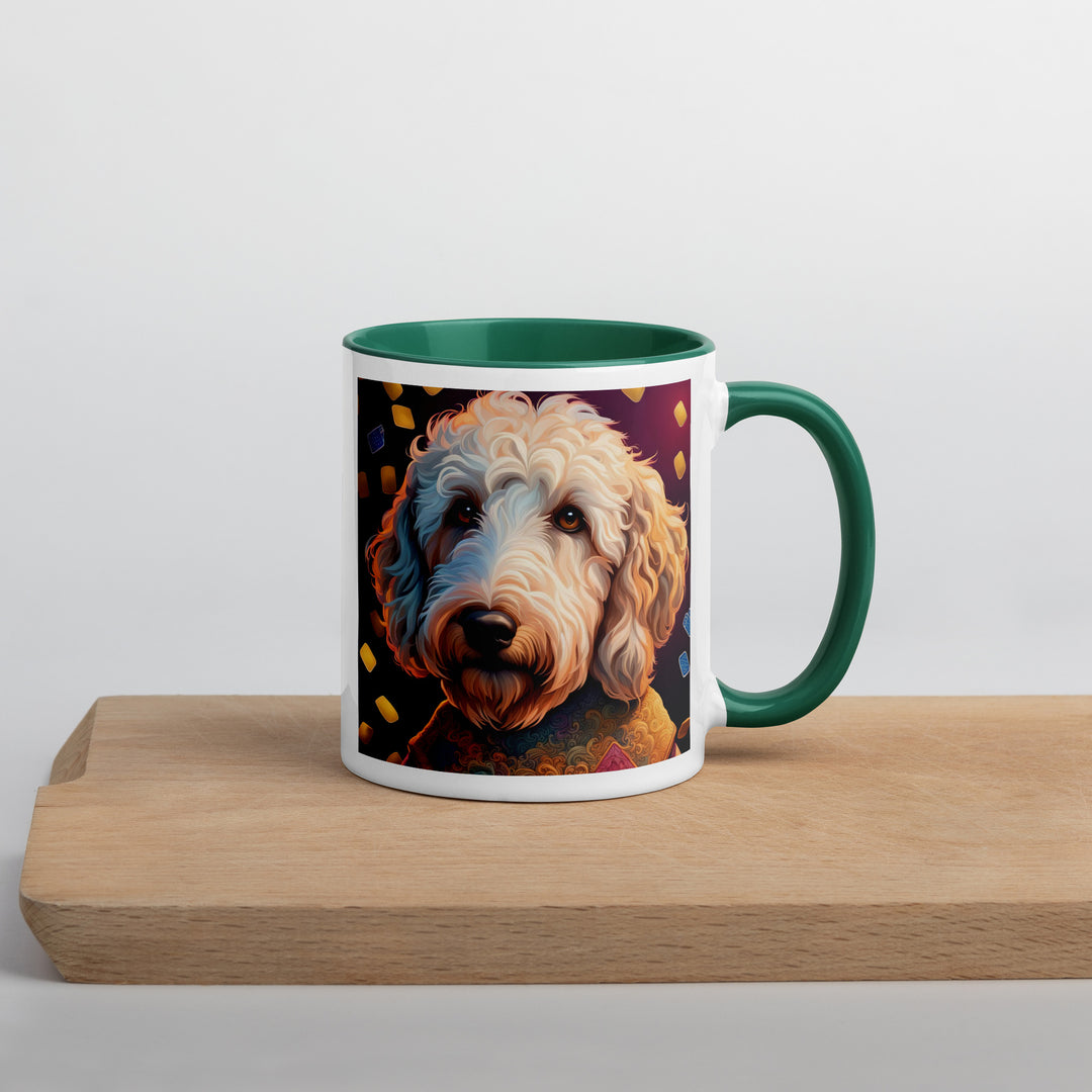 Goldendoodle- Mug with Color Inside v12